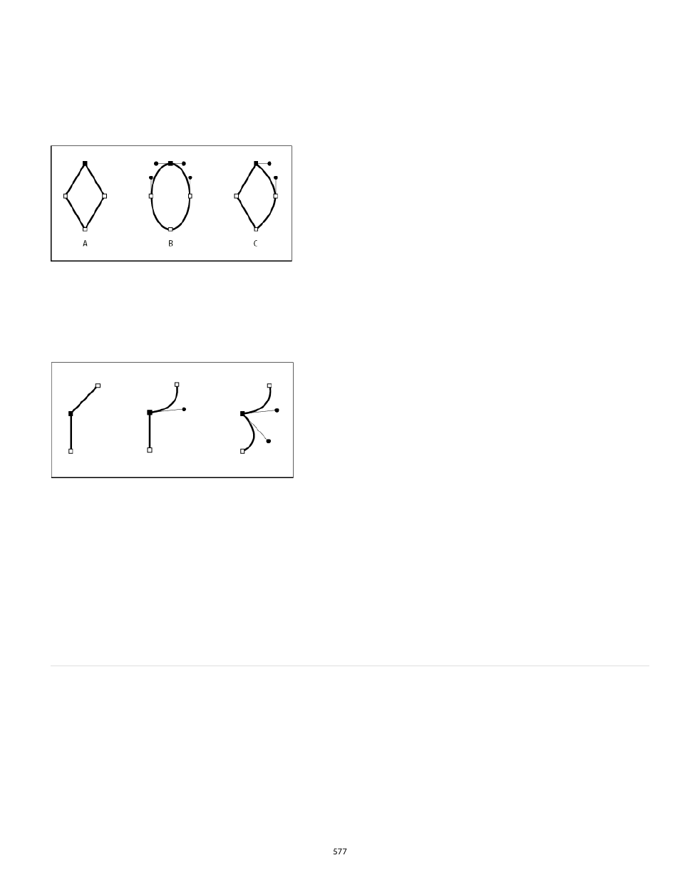 About direction lines and direction points | Adobe InDesign User Manual | Page 582 / 829