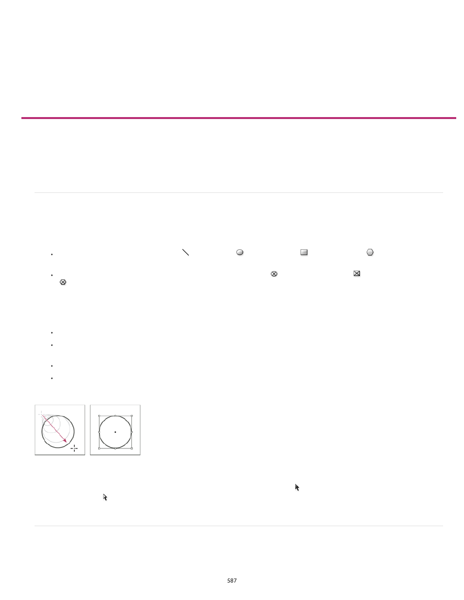 Drawing with the line or shapetools | Adobe InDesign User Manual | Page 592 / 829