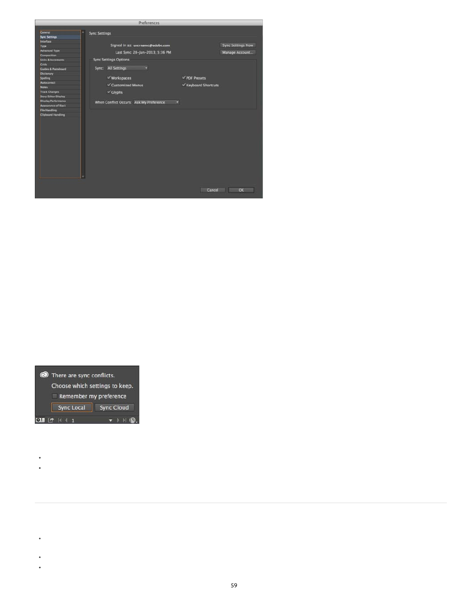 What’s not supported | Adobe InDesign User Manual | Page 64 / 829