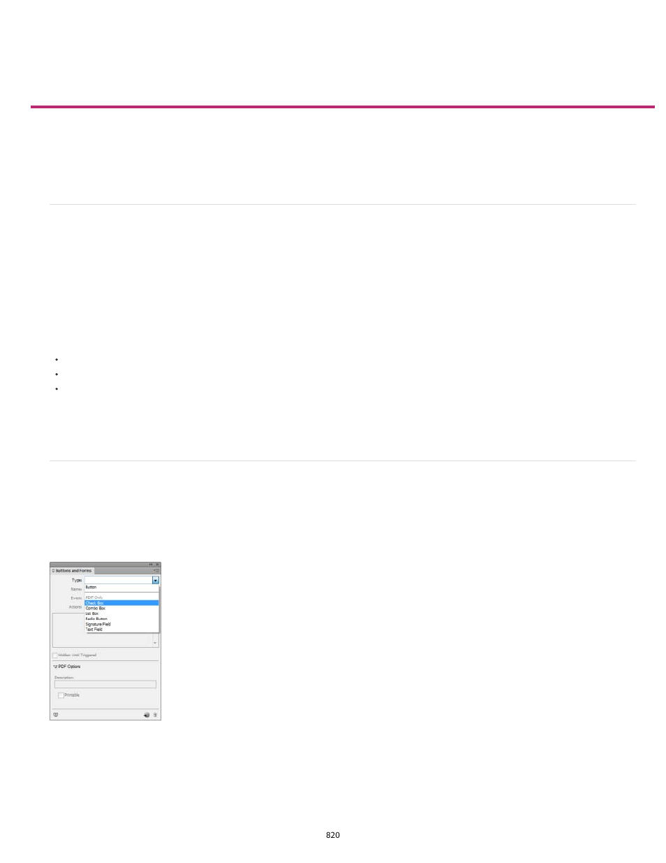 Forms | cc, cs6 | Adobe InDesign User Manual | Page 825 / 829