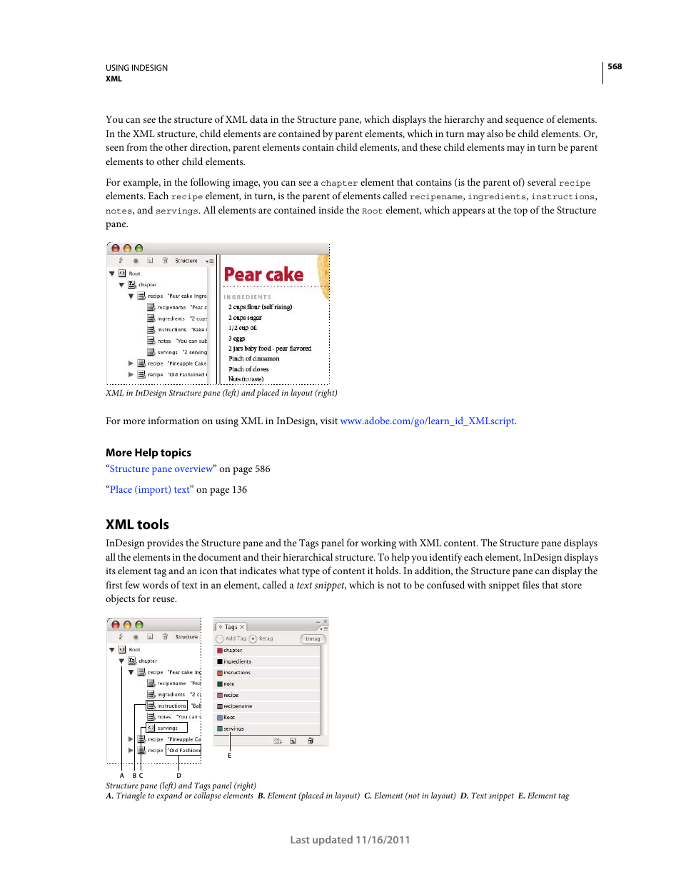 Xml tools | Adobe InDesign CS5 User Manual | Page 574 / 710