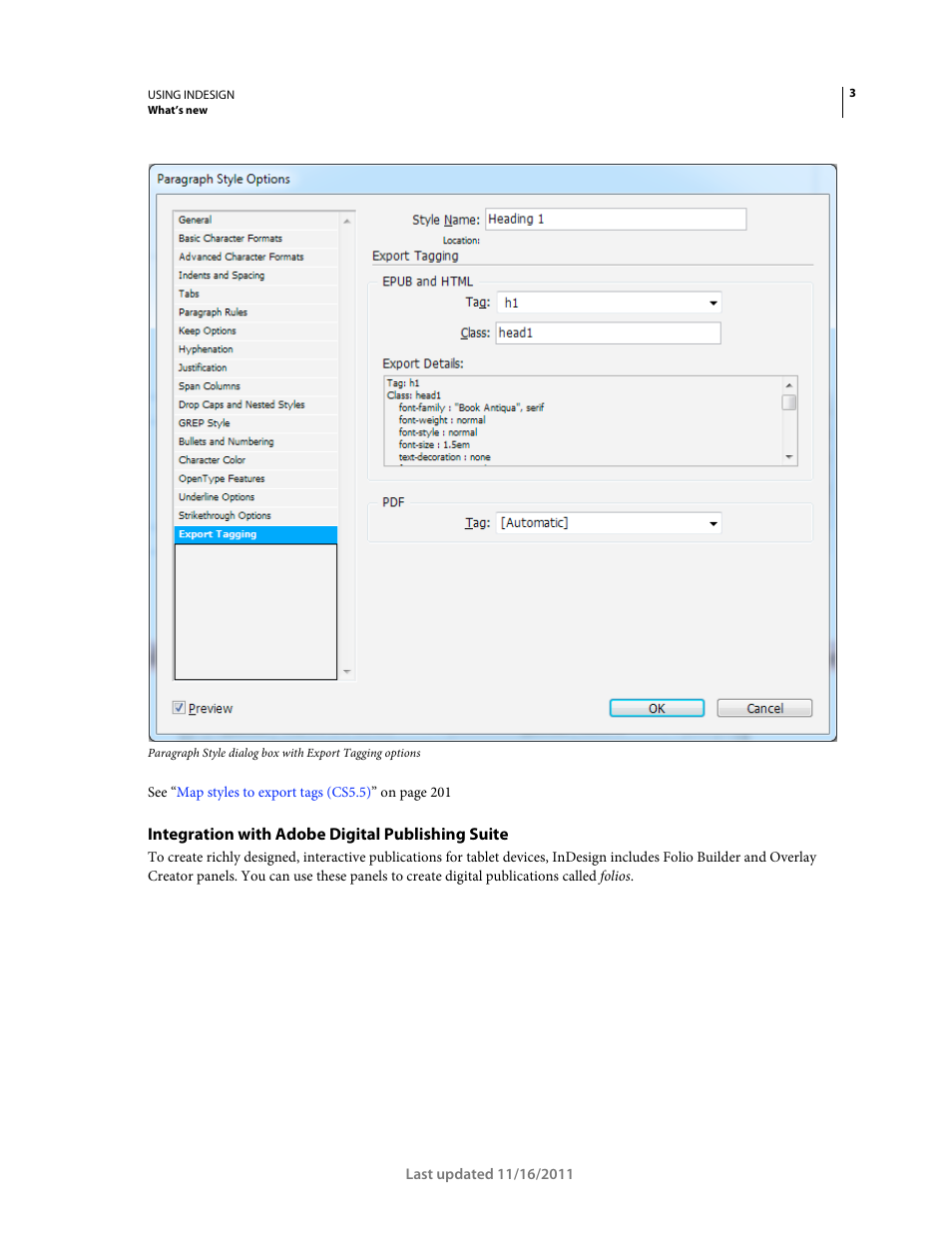 Integration with adobe digital publishing suite | Adobe InDesign CS5 User Manual | Page 9 / 710