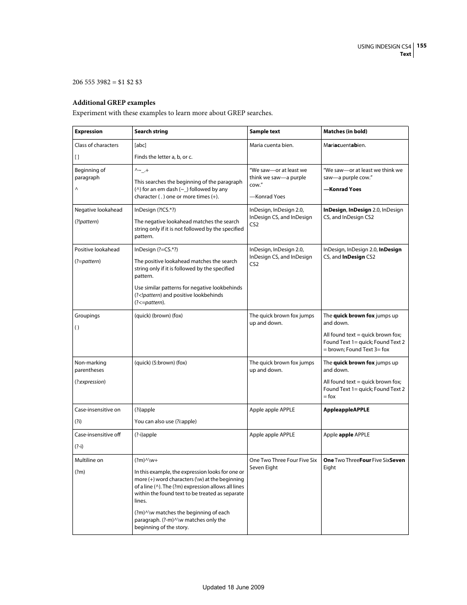 Adobe InDesign CS4 User Manual | Page 163 / 717