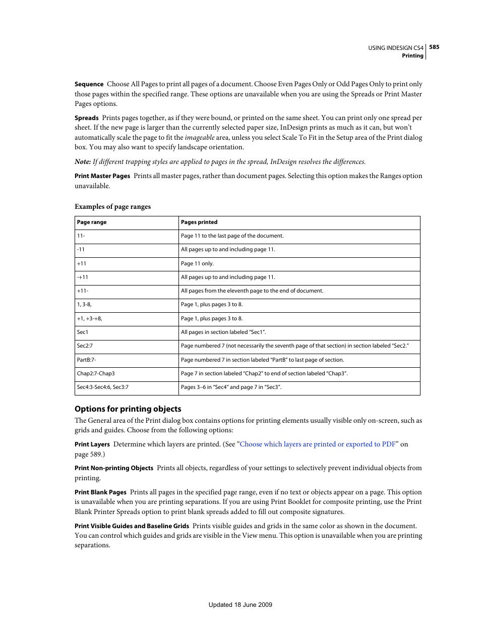 Options for printing objects | Adobe InDesign CS4 User Manual | Page 593 / 717