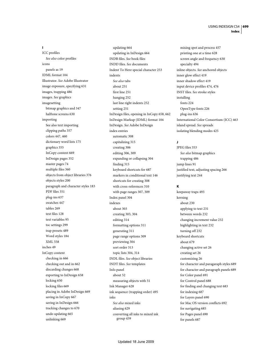 Adobe InDesign CS4 User Manual | Page 707 / 717