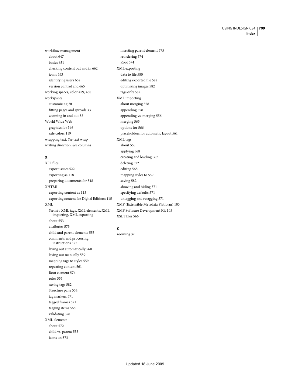 Adobe InDesign CS4 User Manual | Page 717 / 717