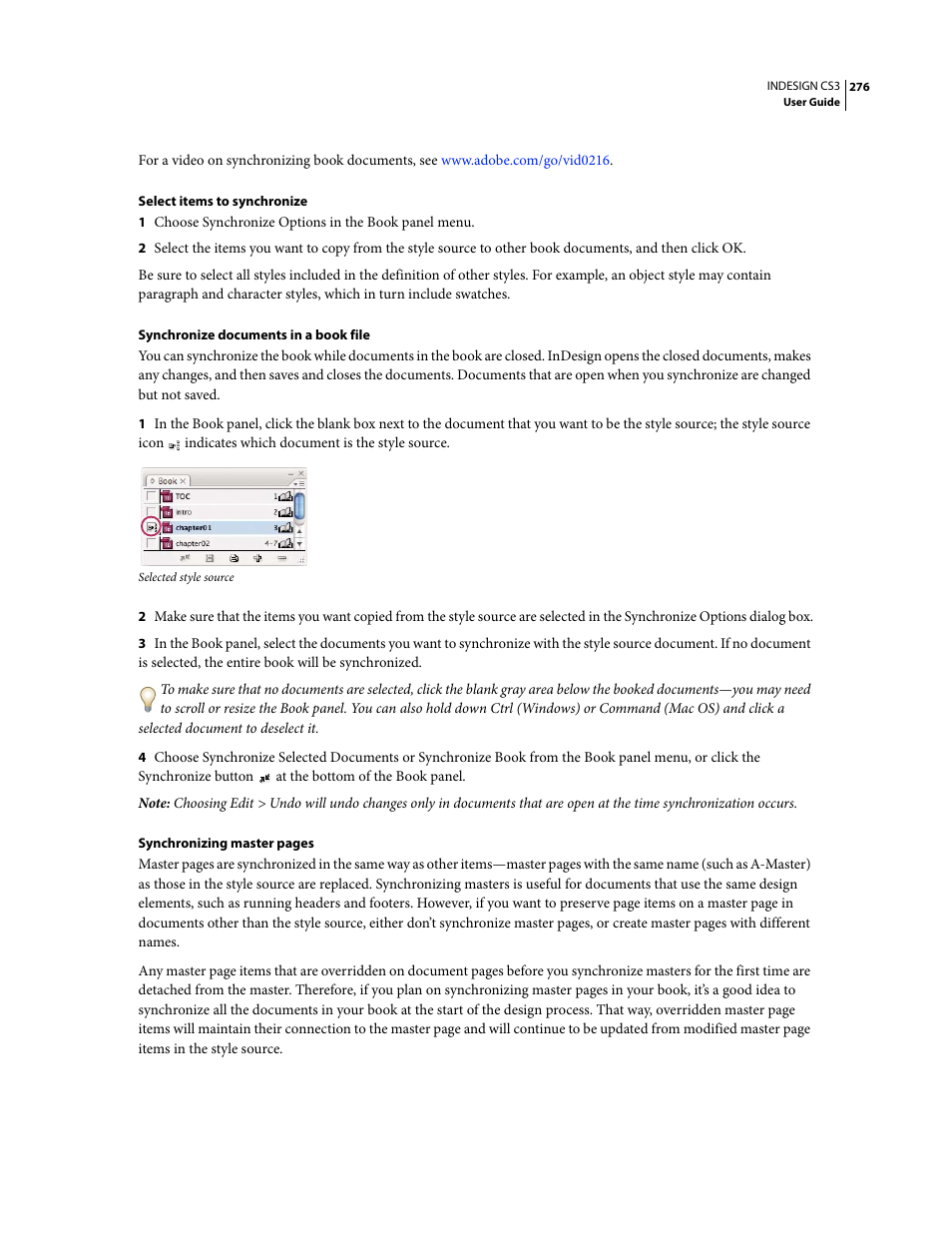 Adobe InDesign CS3 User Manual | Page 283 / 672