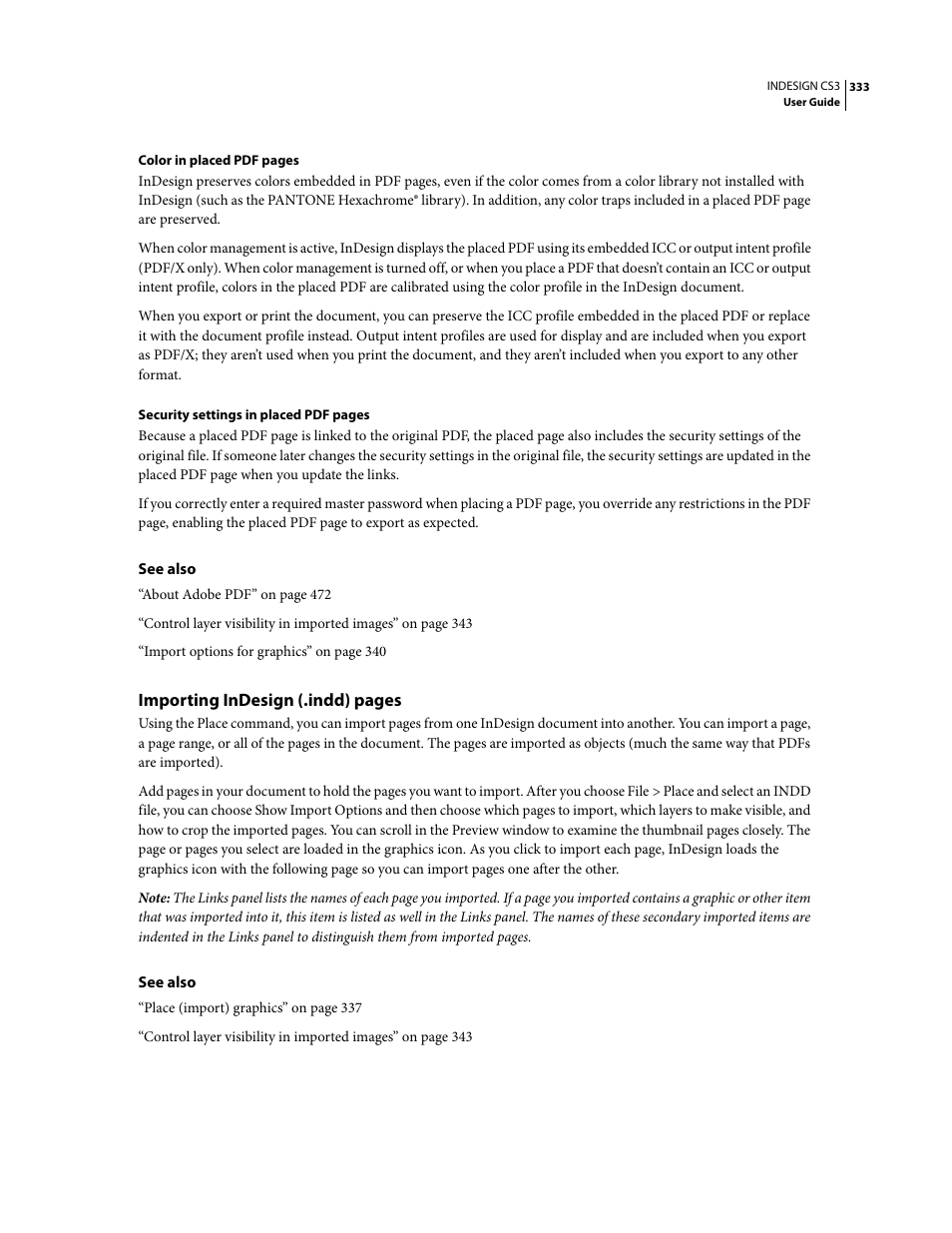 Adobe InDesign CS3 User Manual | Page 340 / 672