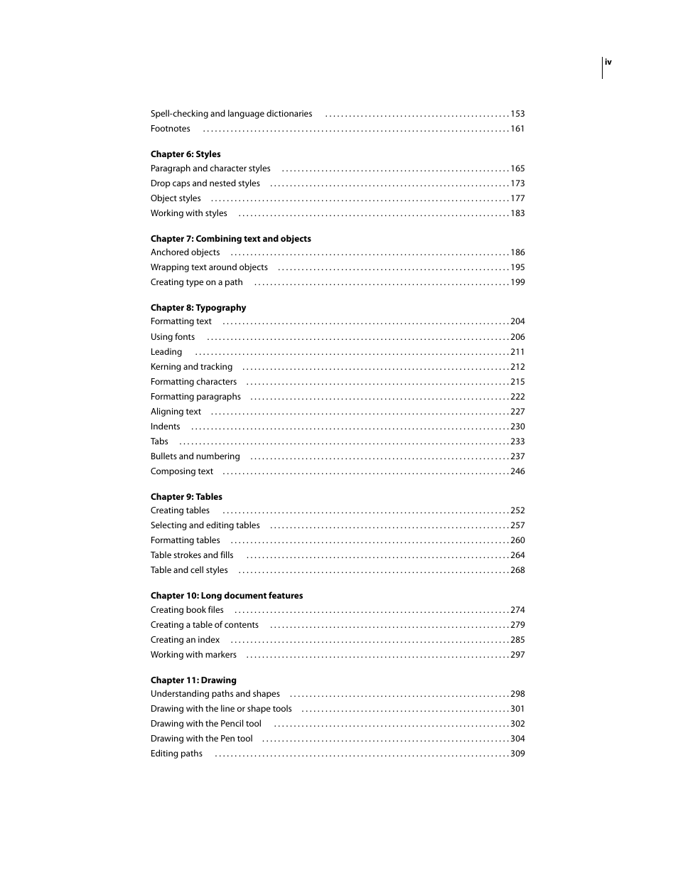 Adobe InDesign CS3 User Manual | Page 4 / 672