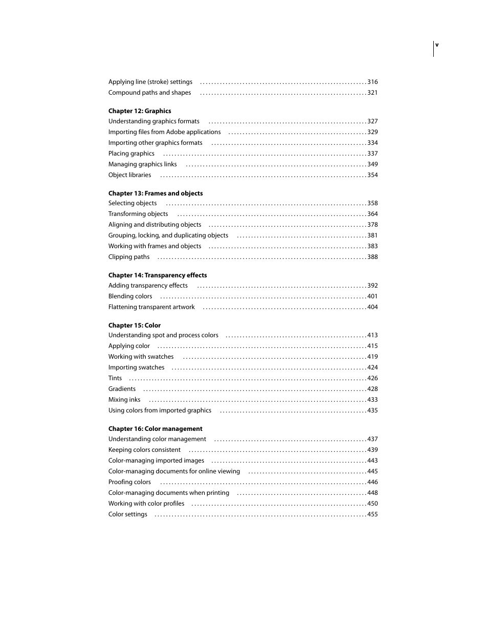 Adobe InDesign CS3 User Manual | Page 5 / 672