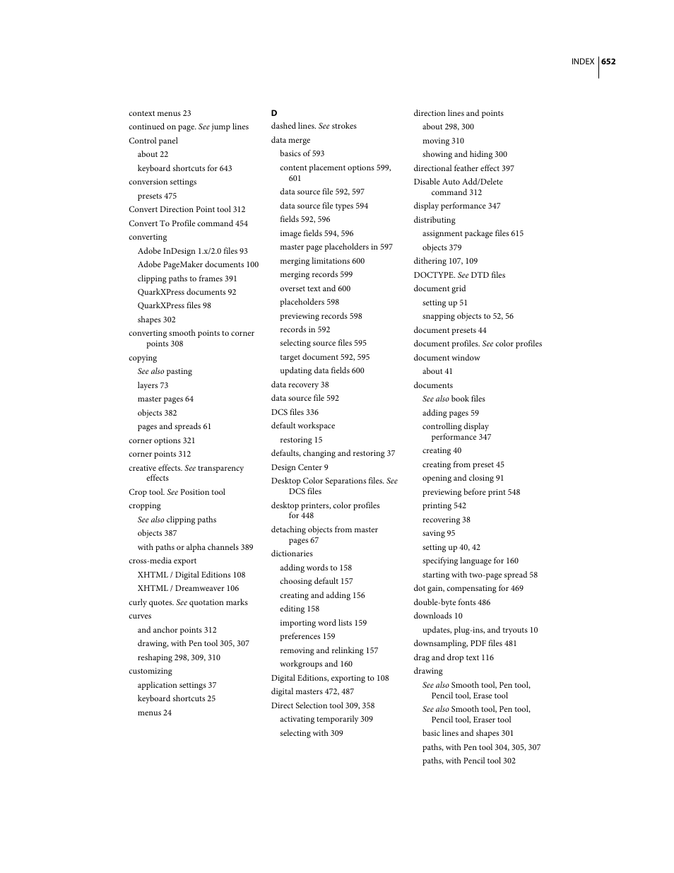 Adobe InDesign CS3 User Manual | Page 659 / 672