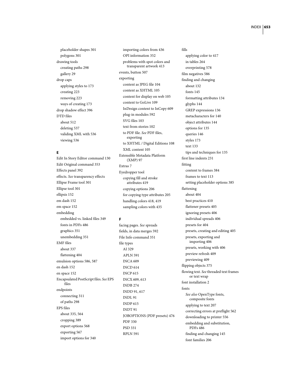 Adobe InDesign CS3 User Manual | Page 660 / 672