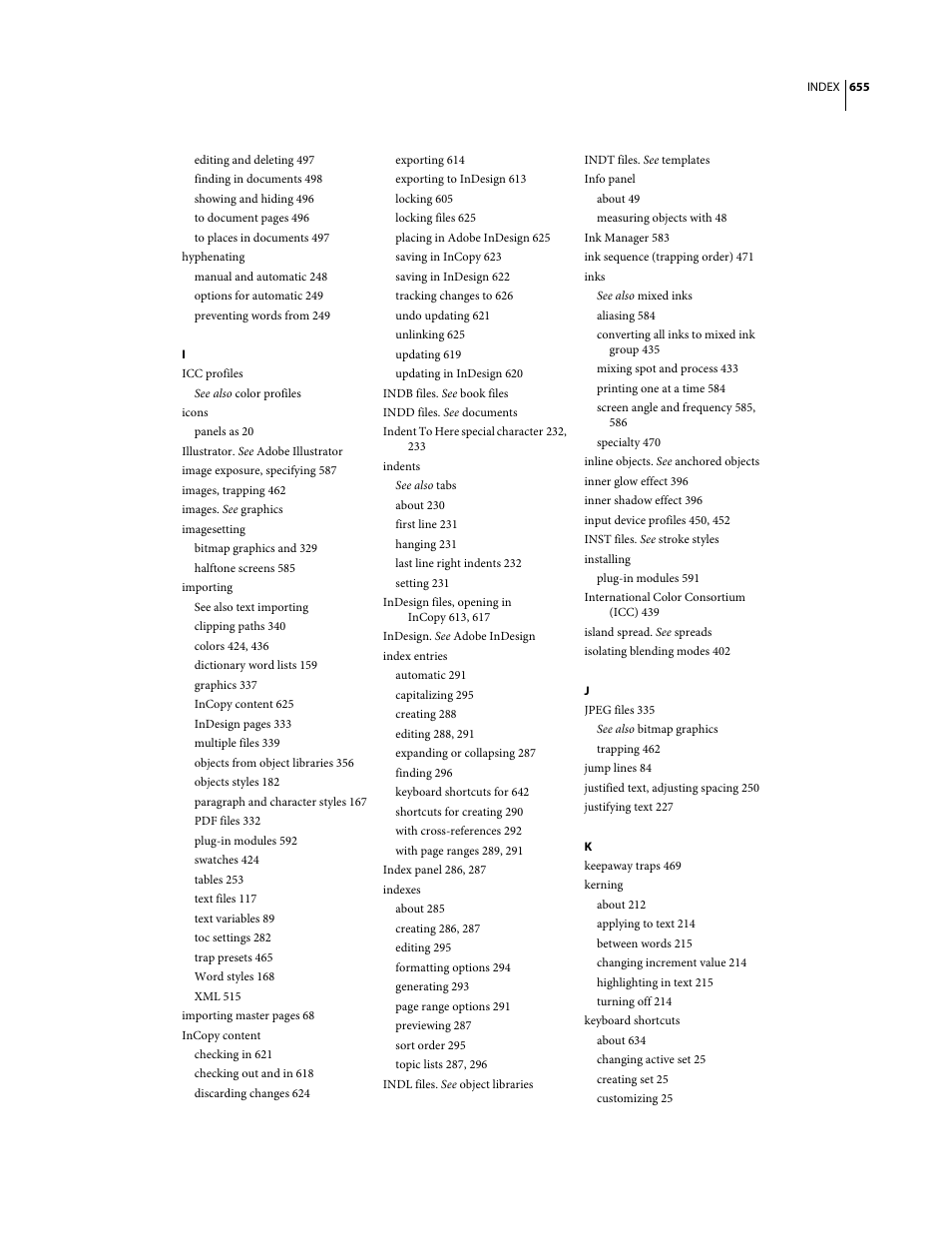 Adobe InDesign CS3 User Manual | Page 662 / 672