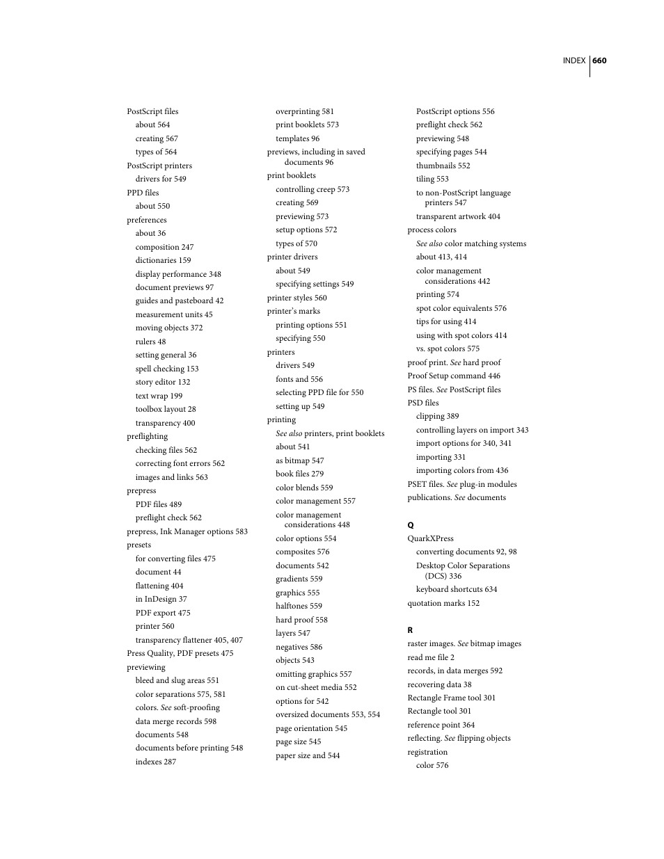 Adobe InDesign CS3 User Manual | Page 667 / 672