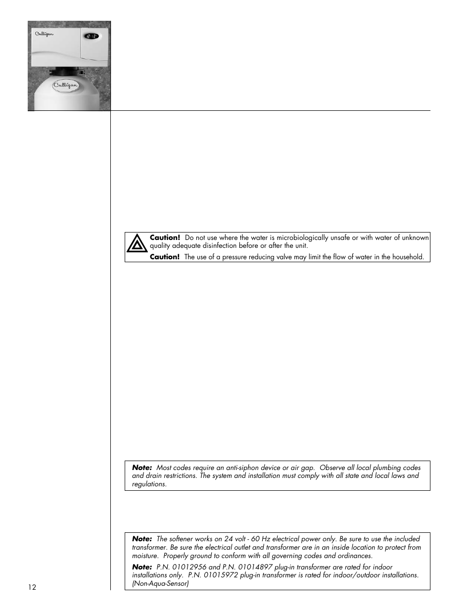 Culligan Gold Series User Manual | Page 12 / 59