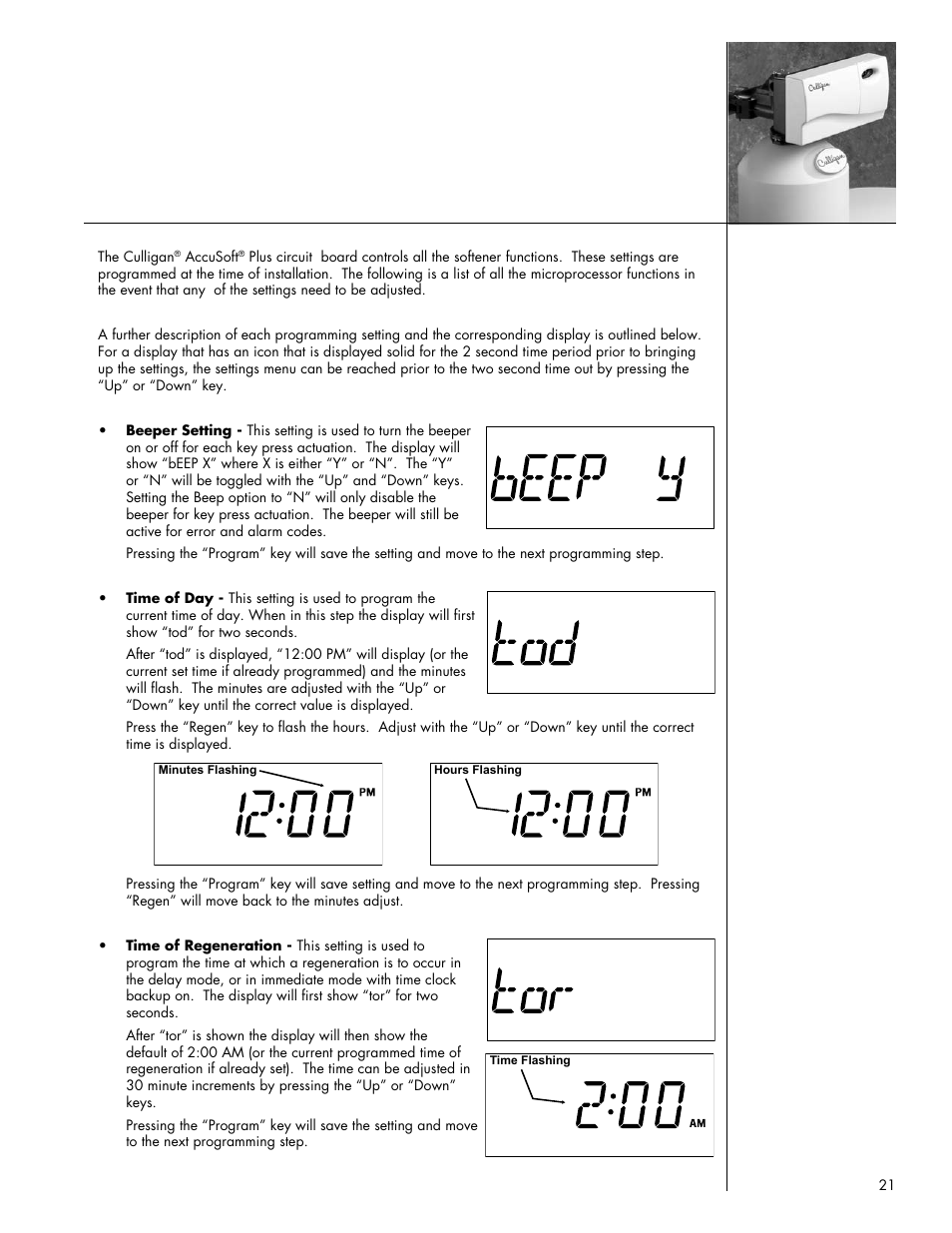 Culligan Gold Series User Manual | Page 21 / 59