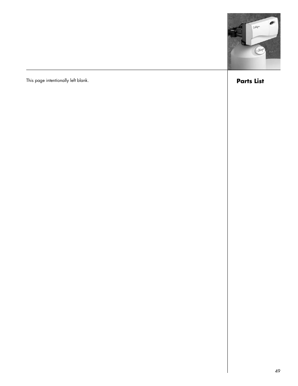 Culligan Gold Series User Manual | Page 49 / 59
