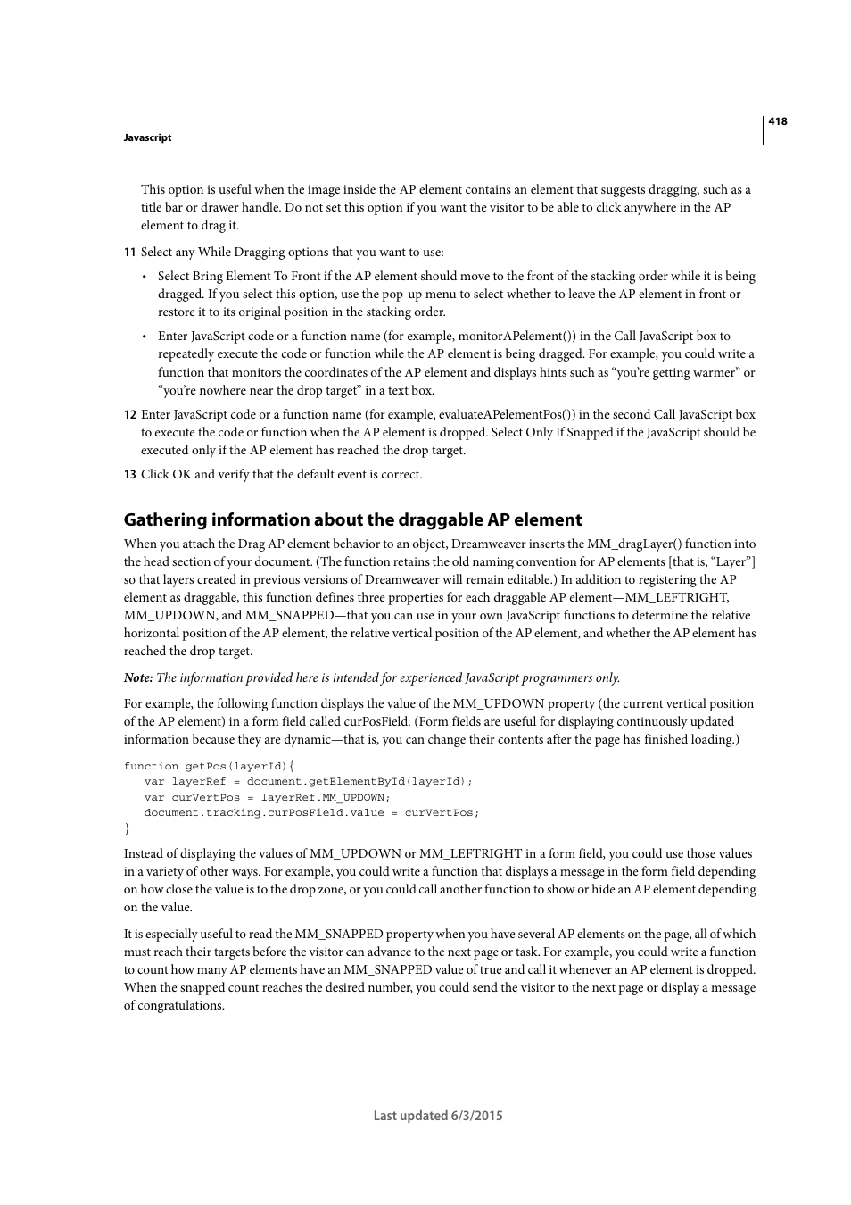 Adobe Dreamweaver CC 2015 User Manual | Page 425 / 700