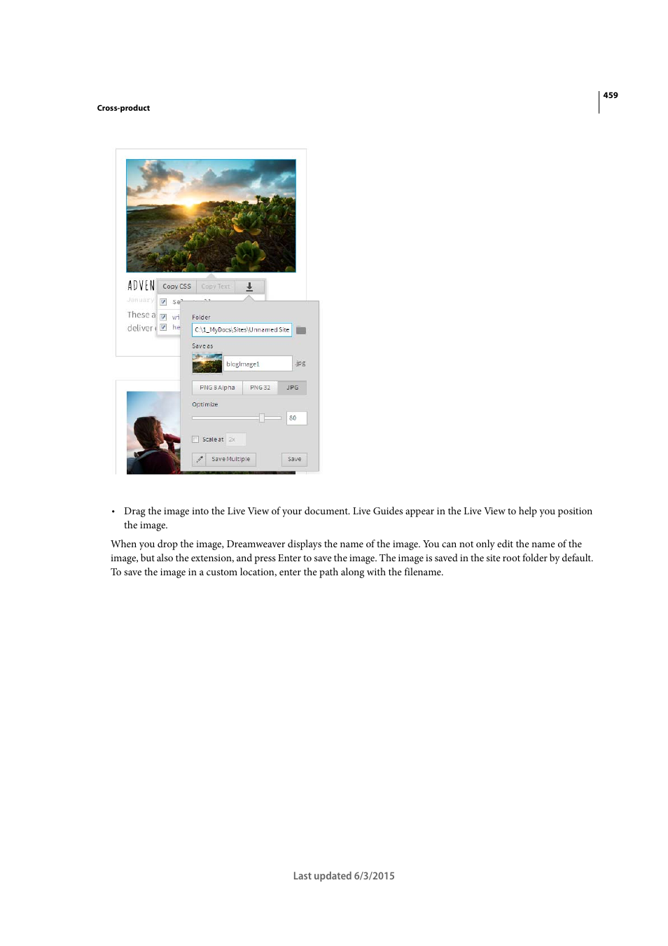 Adobe Dreamweaver CC 2015 User Manual | Page 466 / 700