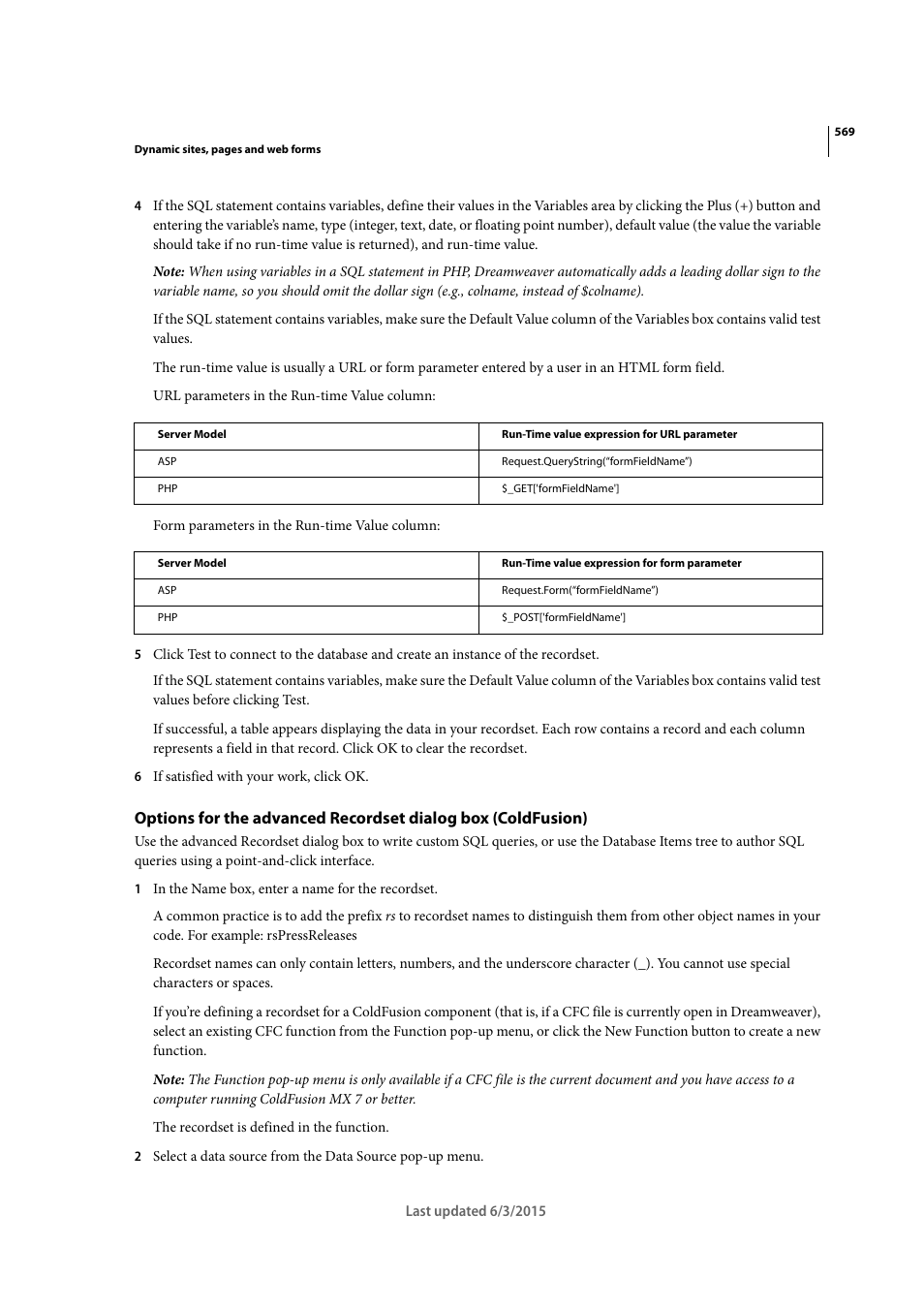 Adobe Dreamweaver CC 2015 User Manual | Page 576 / 700
