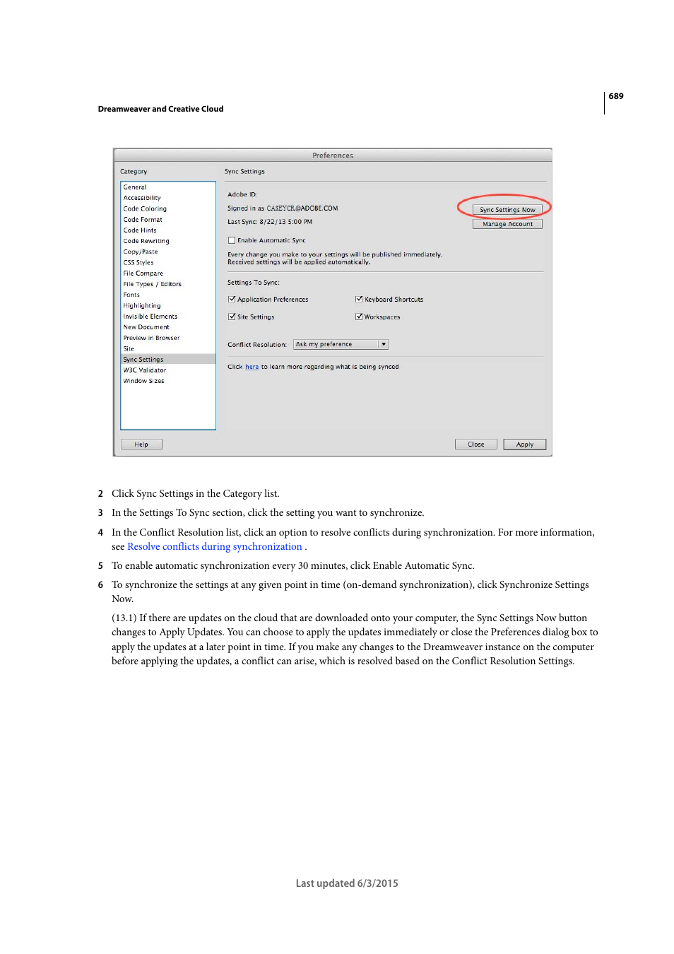 Adobe Dreamweaver CC 2015 User Manual | Page 696 / 700