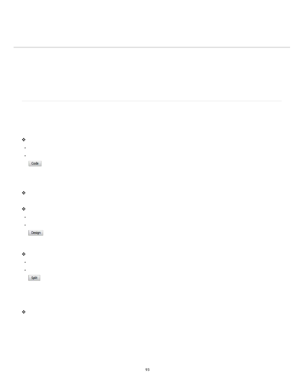 Working in the document window | Adobe Dreamweaver CC 2014 v.13 User Manual | Page 100 / 732