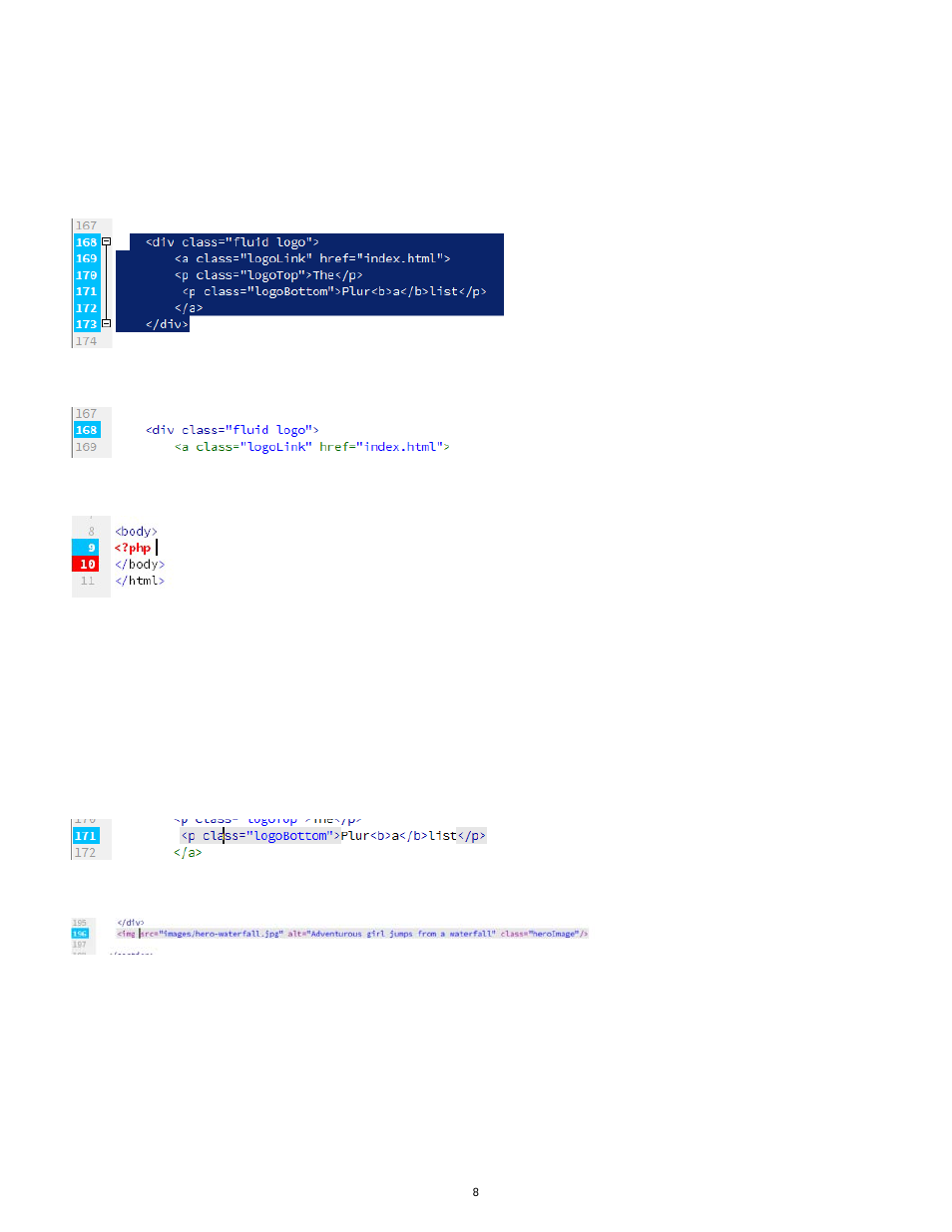 Code view improvements | Adobe Dreamweaver CC 2014 v.13 User Manual | Page 15 / 732