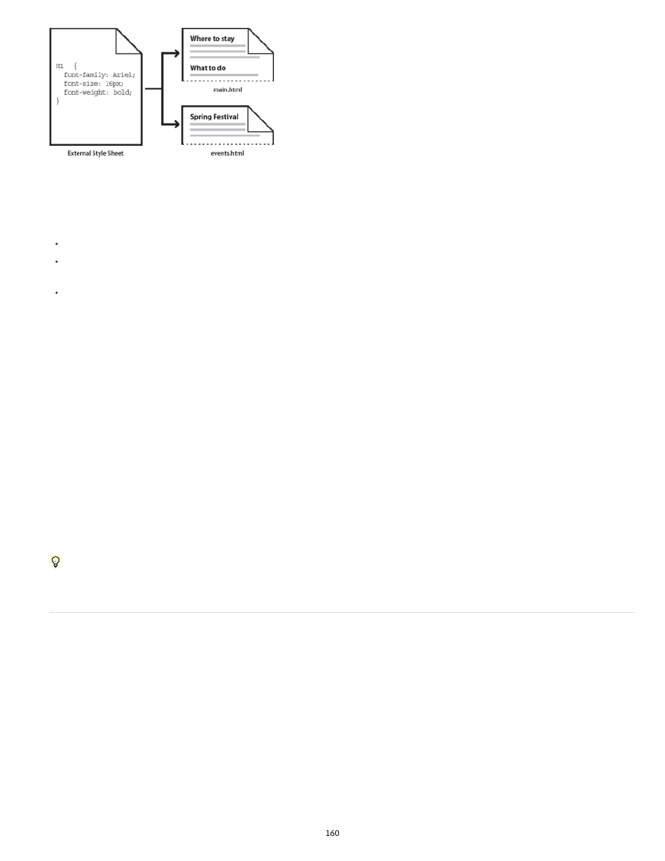 About cascading styles | Adobe Dreamweaver CC 2014 v.13 User Manual | Page 167 / 732