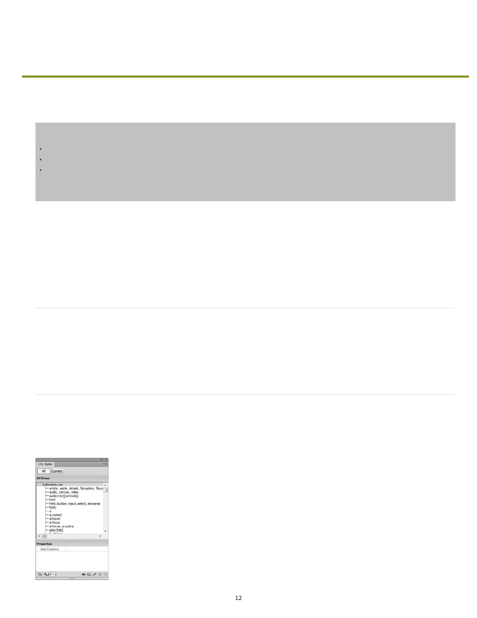 What's new in dreamweaver, What’s new in dreamweaver, What's new in dreamweaver cc (13.0) | New features overview, Css designer | Adobe Dreamweaver CC 2014 v.13 User Manual | Page 19 / 732