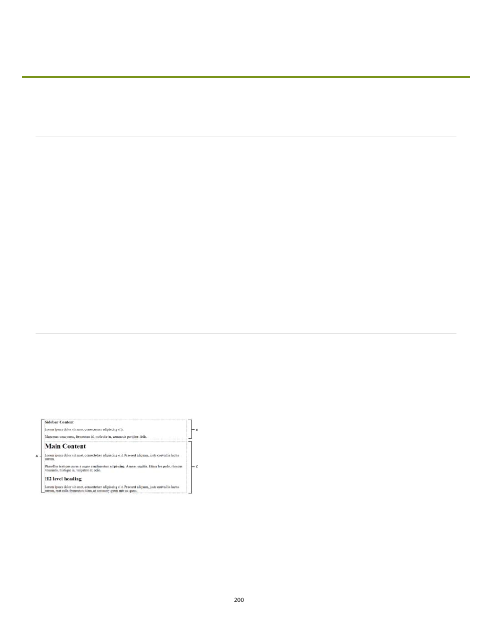 Laying out pages with css | Adobe Dreamweaver CC 2014 v.13 User Manual | Page 207 / 732