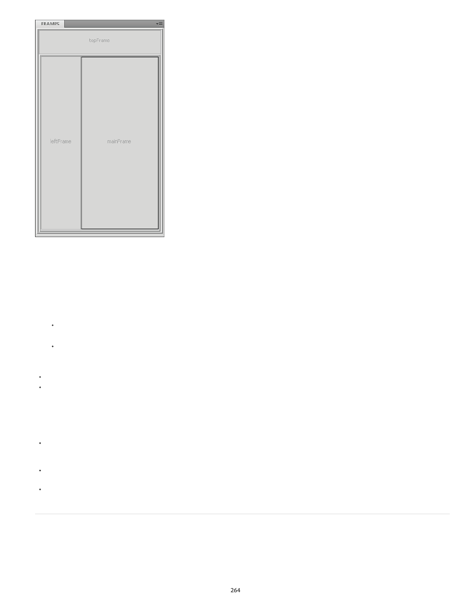 Open a document in a frame | Adobe Dreamweaver CC 2014 v.13 User Manual | Page 271 / 732