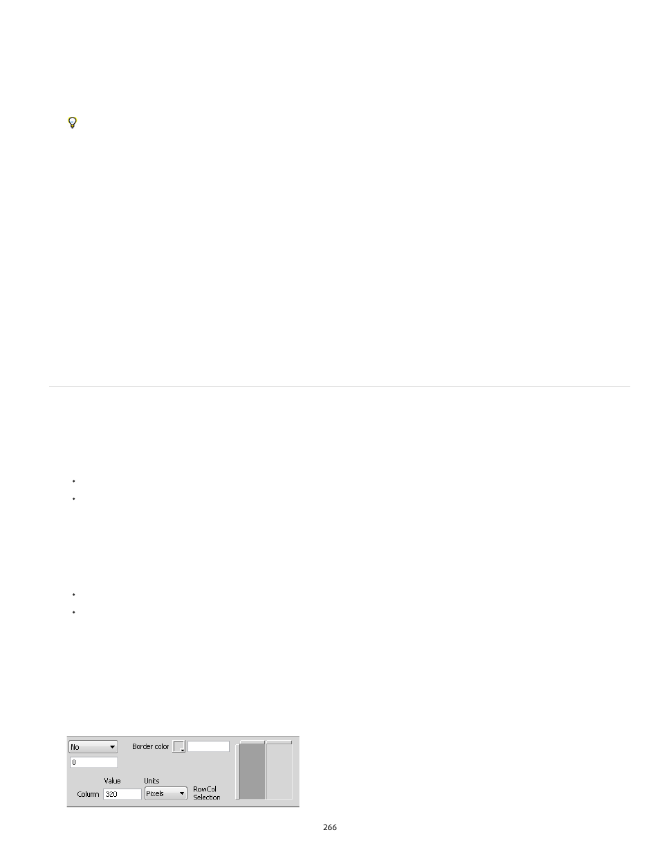 View and set frameset properties | Adobe Dreamweaver CC 2014 v.13 User Manual | Page 273 / 732