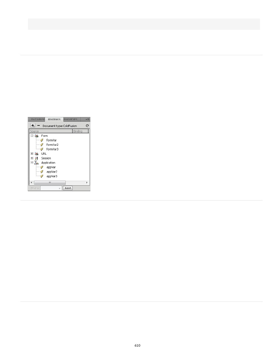 Define server variables | Adobe Dreamweaver CC 2014 v.13 User Manual | Page 617 / 732