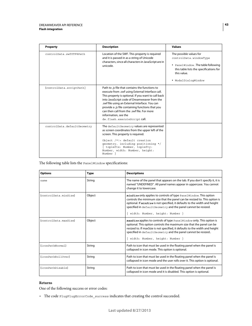 Adobe Dreamweaver API Reference CS5 User Manual | Page 48 / 533