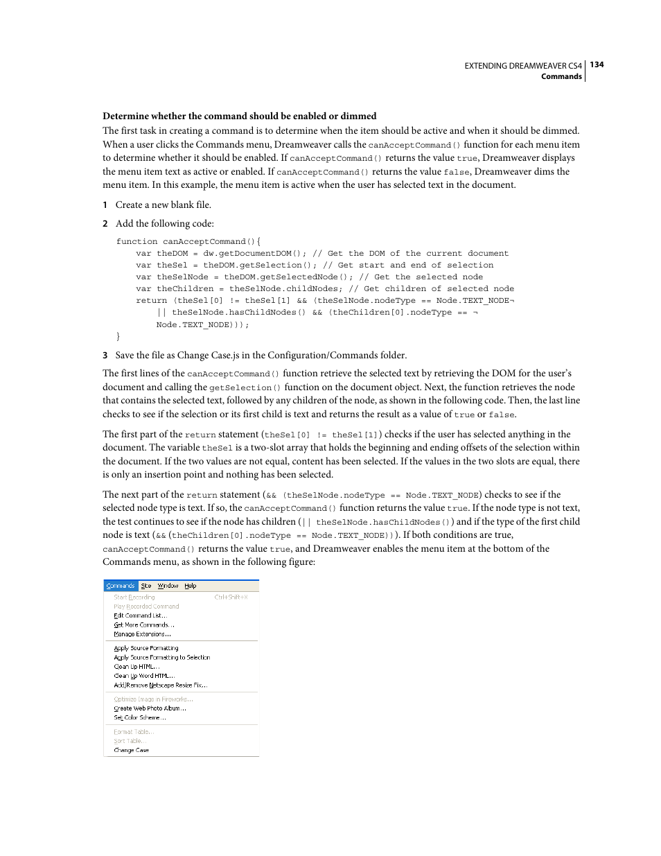 Adobe Extending Dreamweaver CS4 User Manual | Page 140 / 387