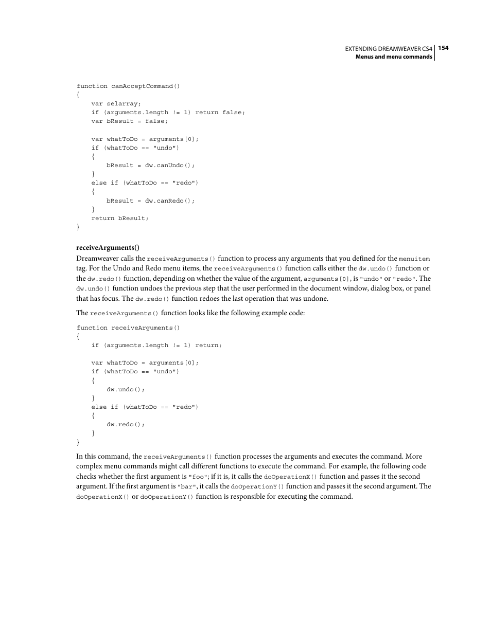 Adobe Extending Dreamweaver CS4 User Manual | Page 160 / 387