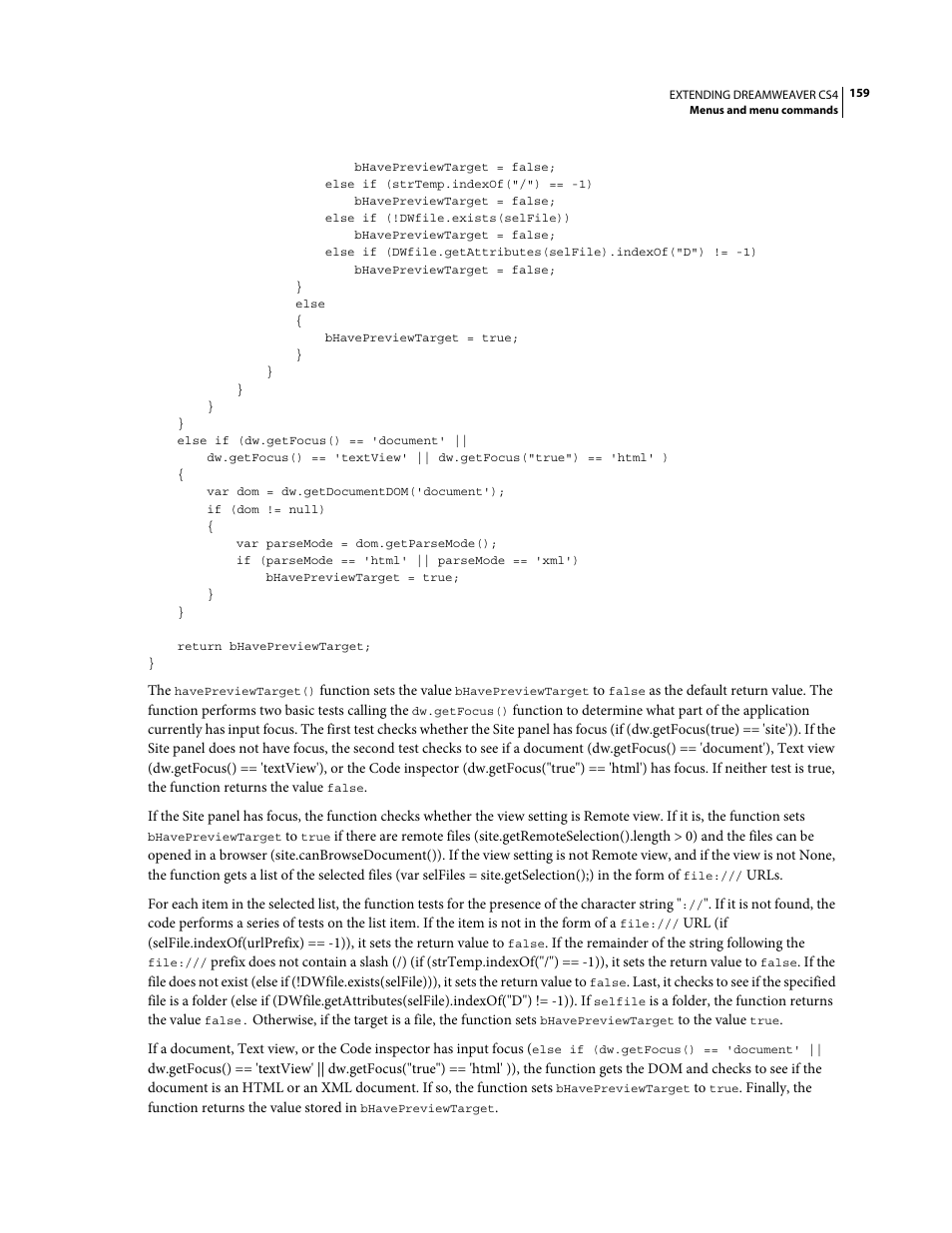 Adobe Extending Dreamweaver CS4 User Manual | Page 165 / 387