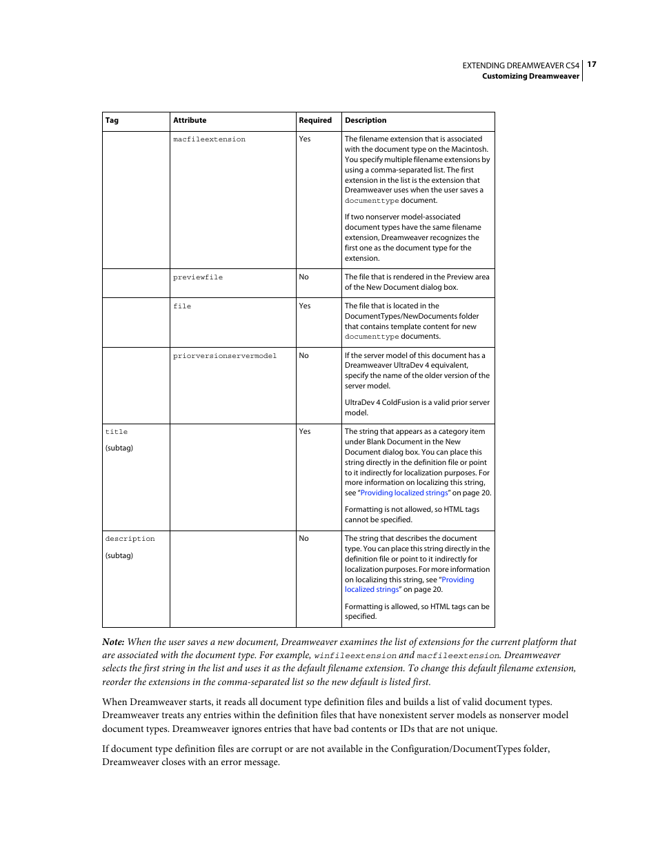 Adobe Extending Dreamweaver CS4 User Manual | Page 23 / 387