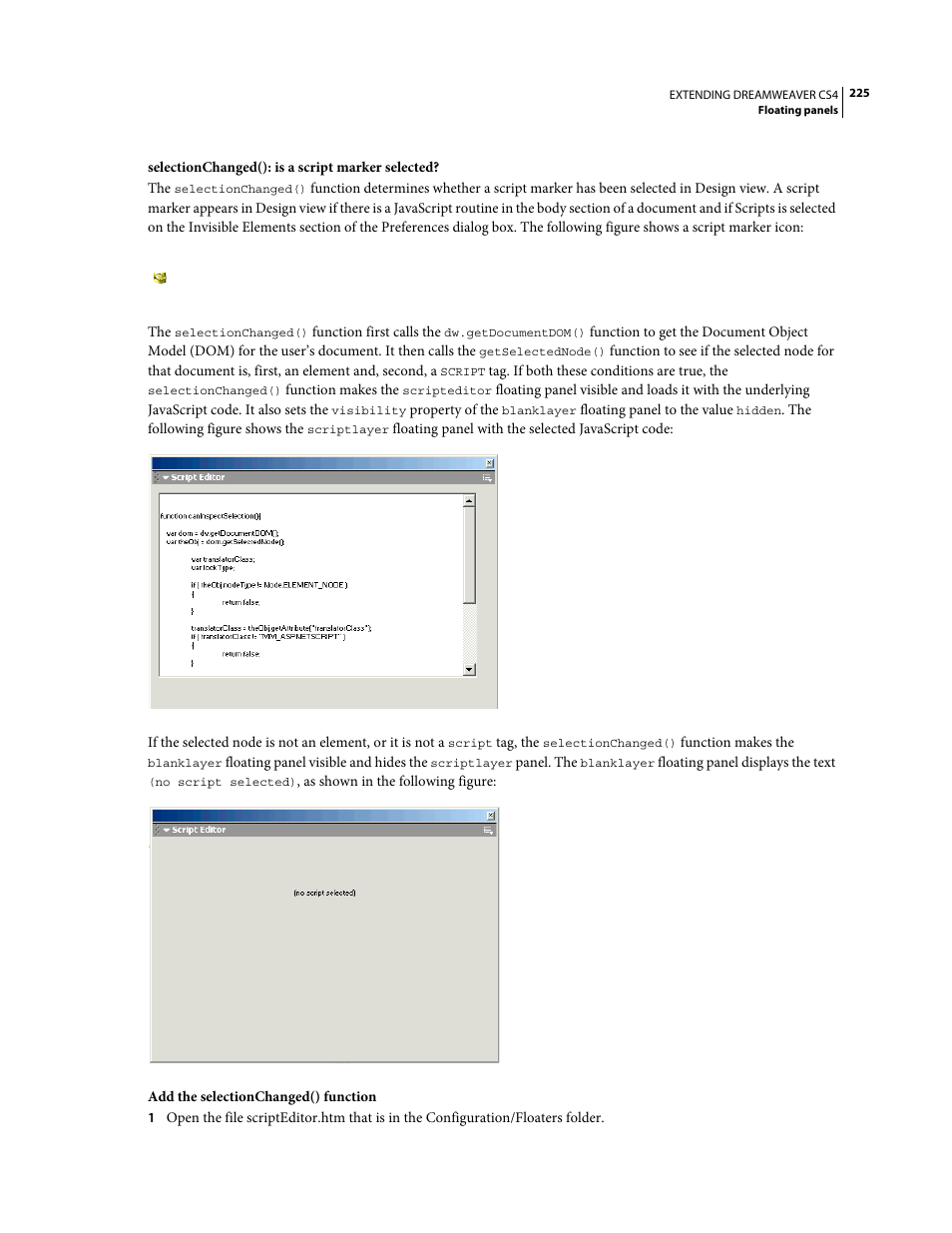 Adobe Extending Dreamweaver CS4 User Manual | Page 231 / 387