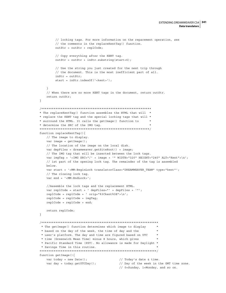 Adobe Extending Dreamweaver CS4 User Manual | Page 347 / 387