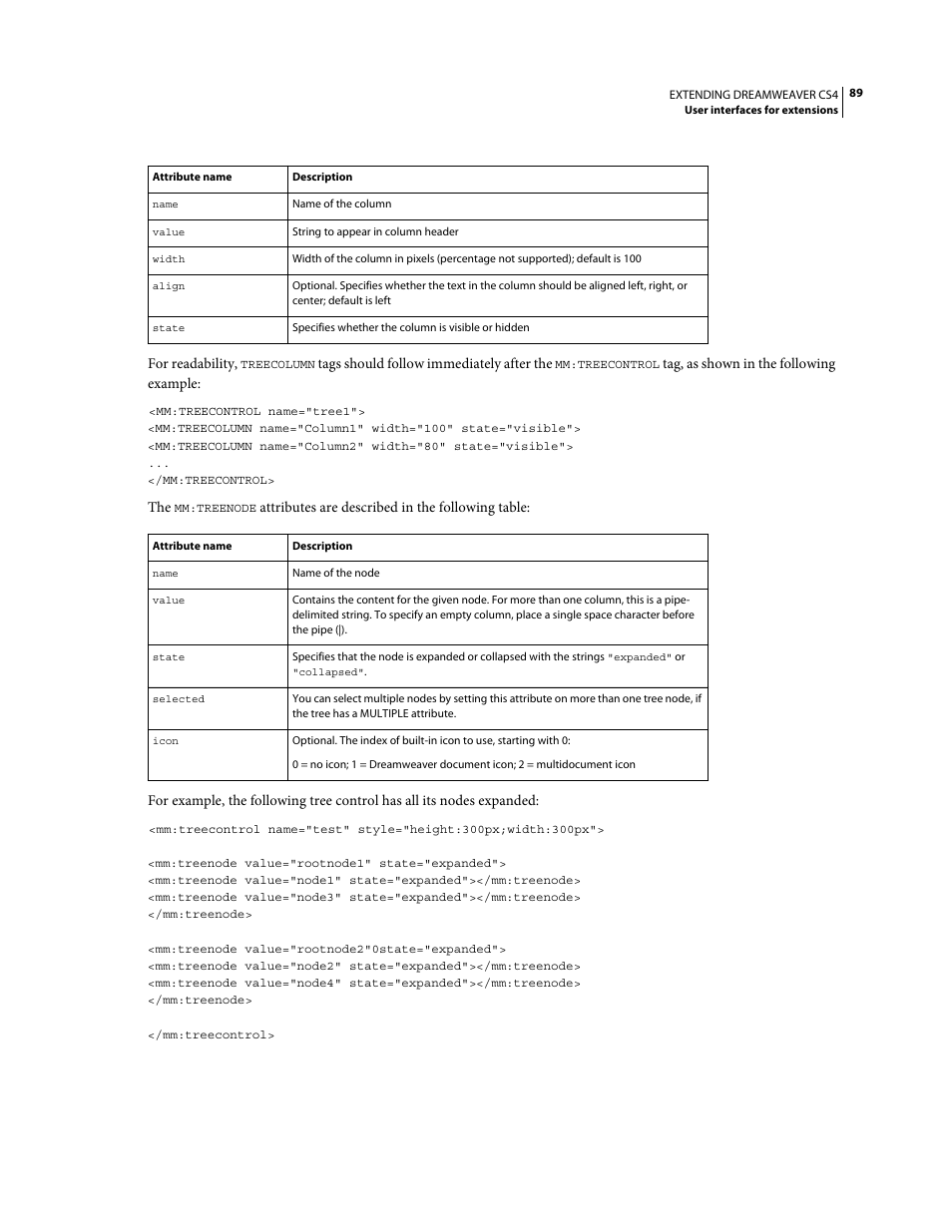 Adobe Extending Dreamweaver CS4 User Manual | Page 95 / 387