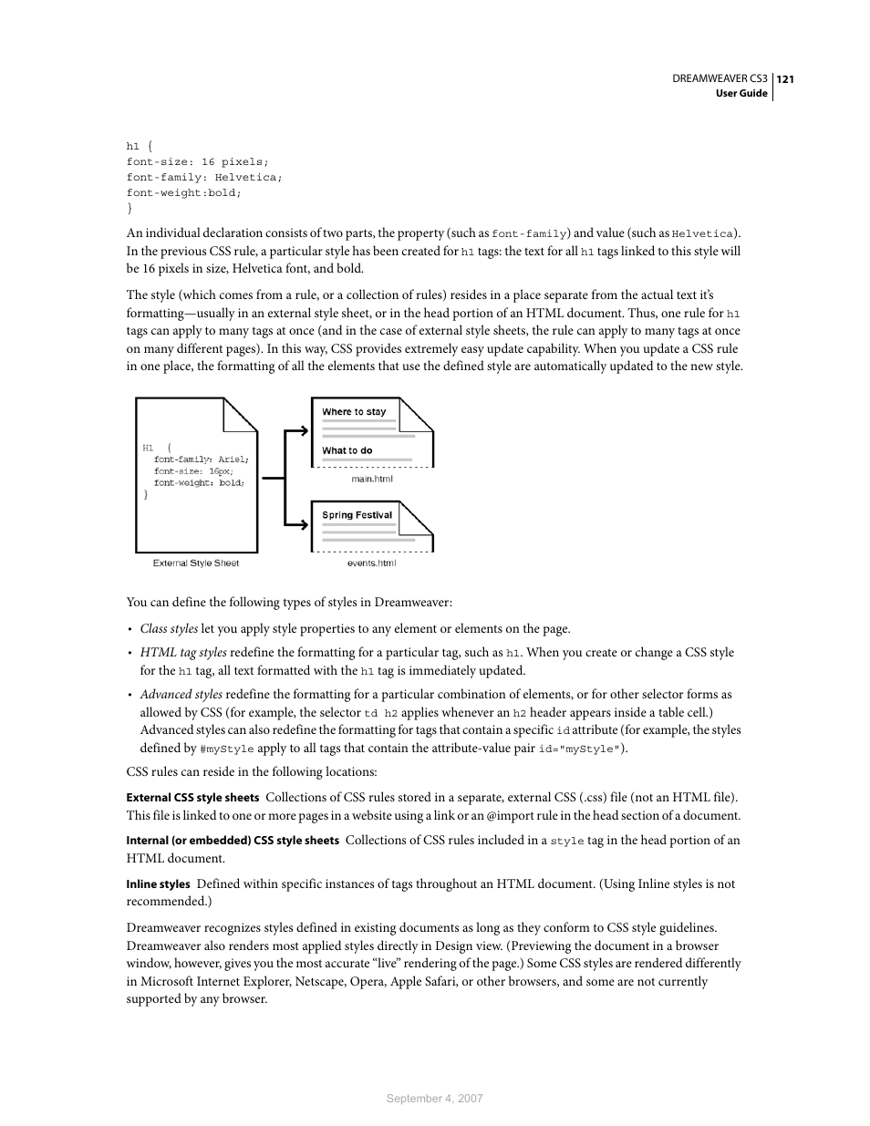 Adobe Dreamweaver CS3 User Manual | Page 128 / 738