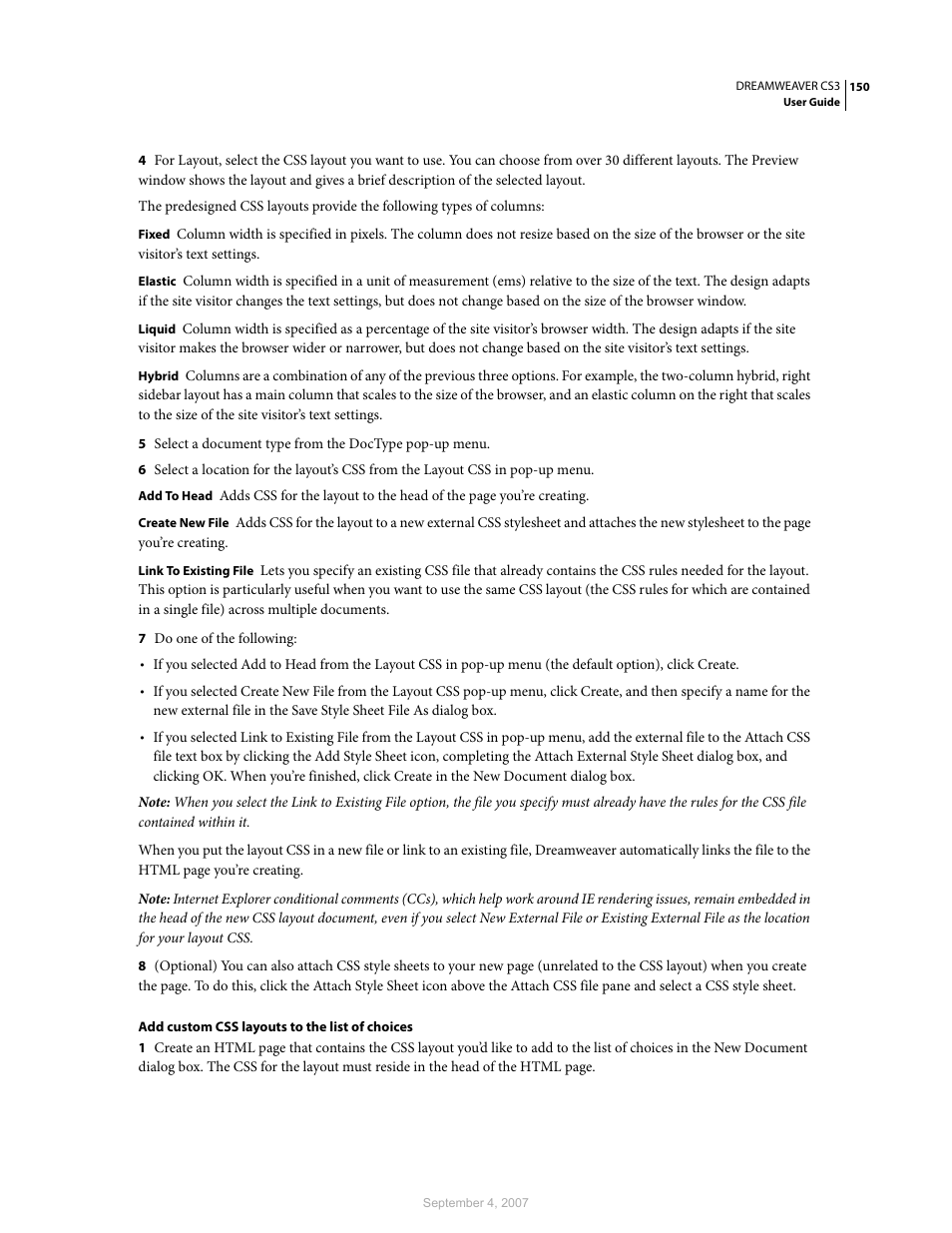 Adobe Dreamweaver CS3 User Manual | Page 157 / 738