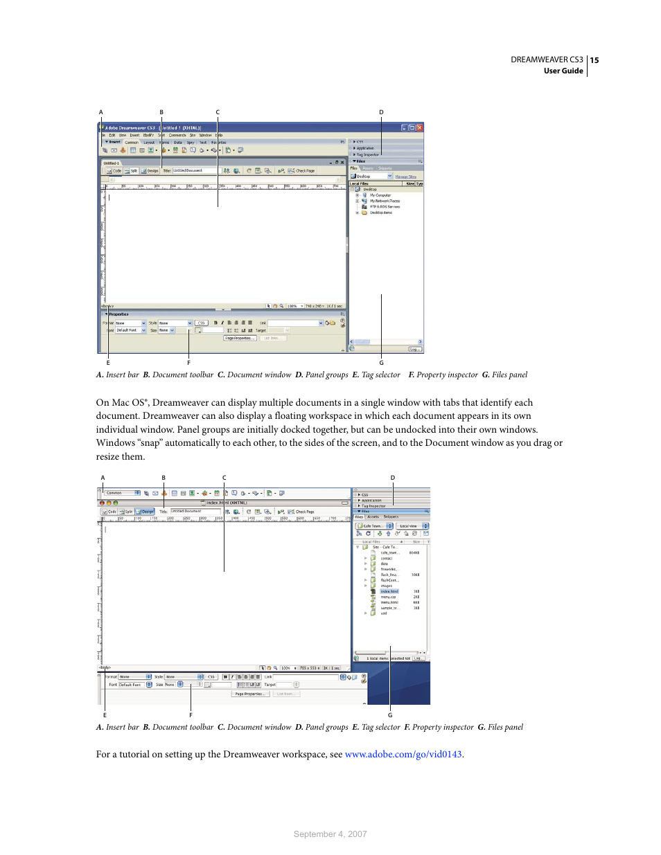 Adobe Dreamweaver CS3 User Manual | Page 22 / 738