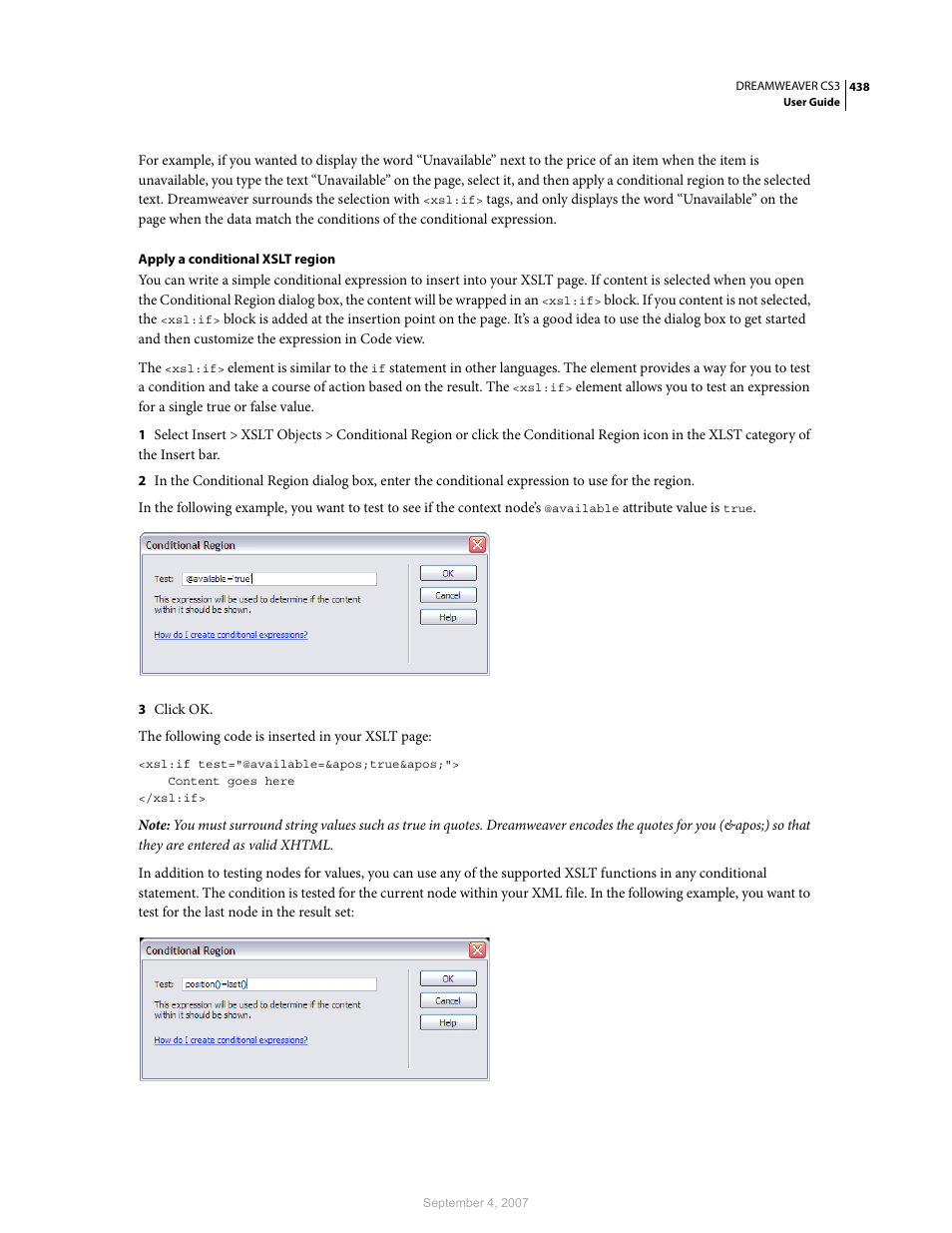 Adobe Dreamweaver CS3 User Manual | Page 445 / 738