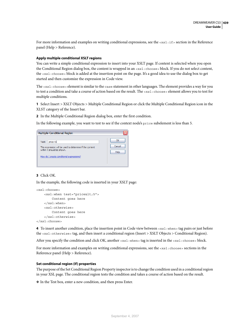 Adobe Dreamweaver CS3 User Manual | Page 446 / 738