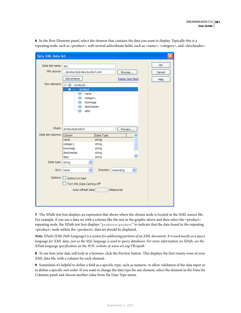 Adobe Dreamweaver CS3 User Manual | Page 488 / 738