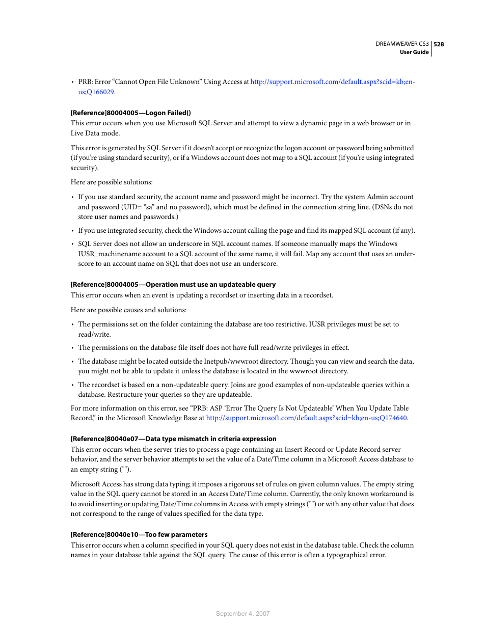 Adobe Dreamweaver CS3 User Manual | Page 535 / 738