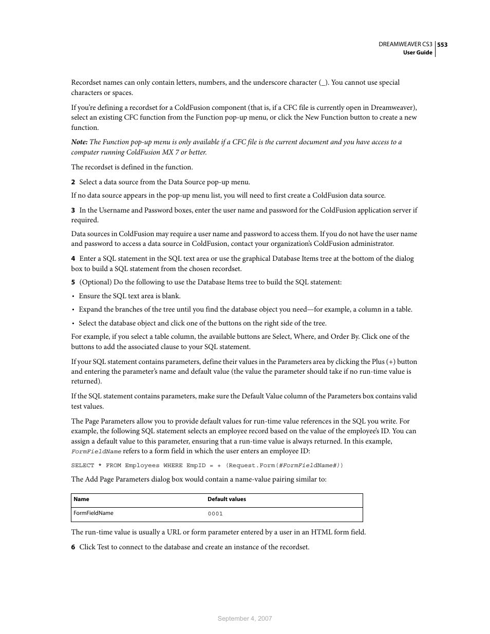 Adobe Dreamweaver CS3 User Manual | Page 560 / 738