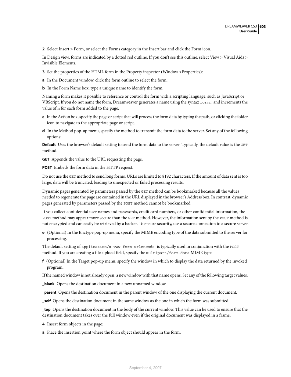 Adobe Dreamweaver CS3 User Manual | Page 610 / 738